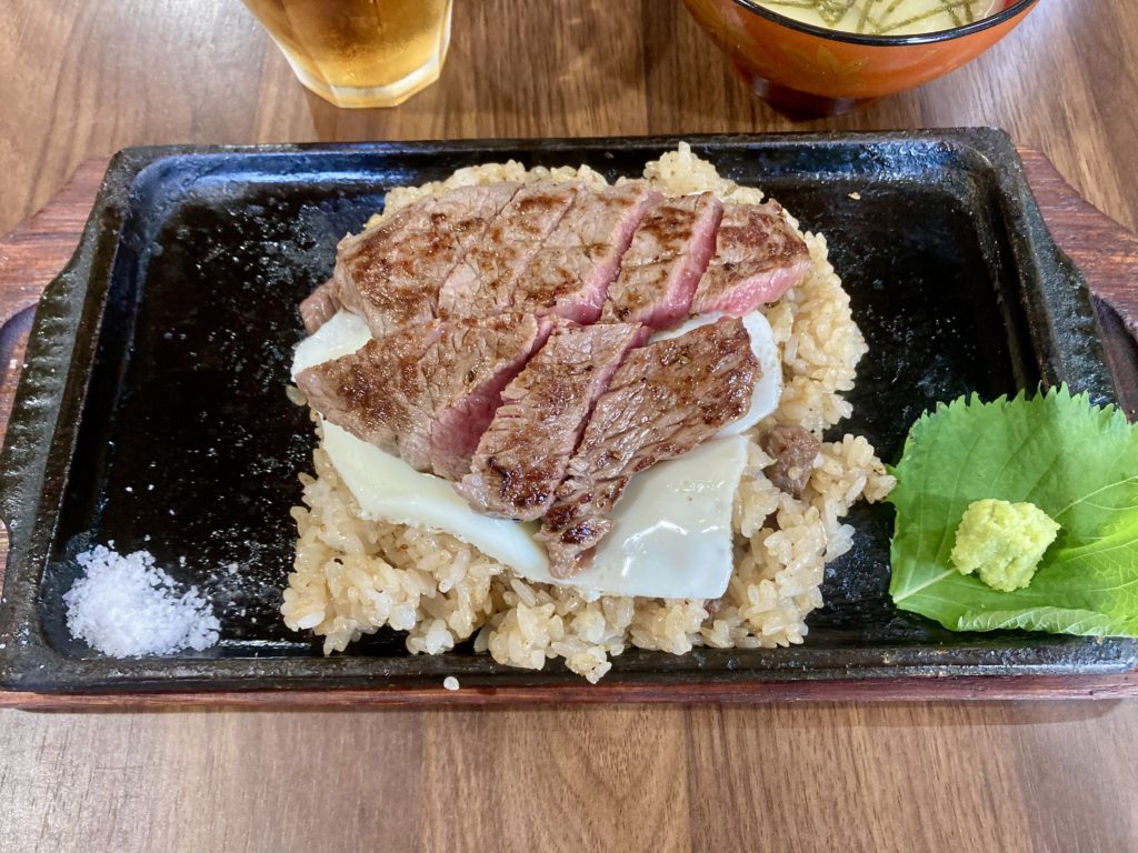 阿蘇まーぼーの鉄板焼き