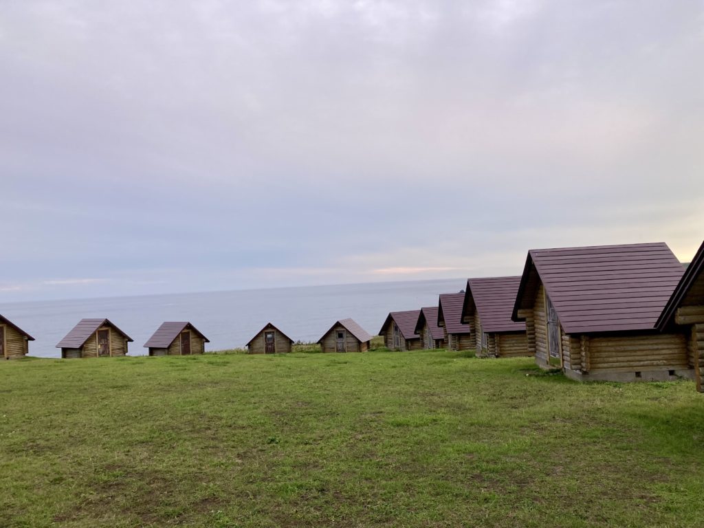 霧多布岬キャンプ場キャンプサイト